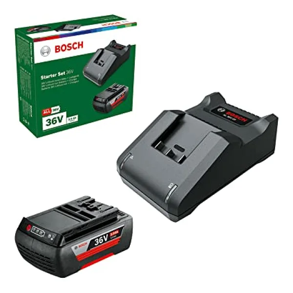 Bosch AL36V-20 + 2 Ah Tek Akü 36 V Yedek Akü, Şarj Cihazı Seti