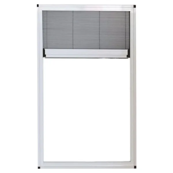 ÇAĞLAYAN İNŞAAT Pileli Plise Sürgülü Akordiyon Katlanır Kapı Sinekliği (plastik Kapı&Pencere-çelik Kapı) - Beyaz - 70 X 140