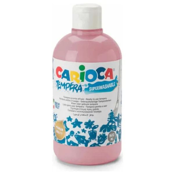 Carioca Süper Yıkanabilir 500 ml Pembe Tempera Boyası
