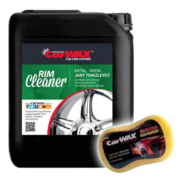 Carwax Jant Temizleyici Rim Cleaner 5 kg Uygulama Süngeri