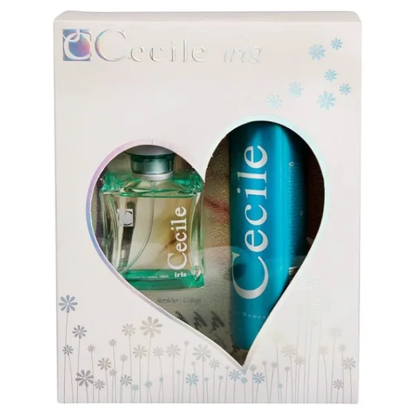Cecile Iris Kadın Parfüm Seti 100 ml EDT Ve 150 ml Deodorant Meyveli Koku