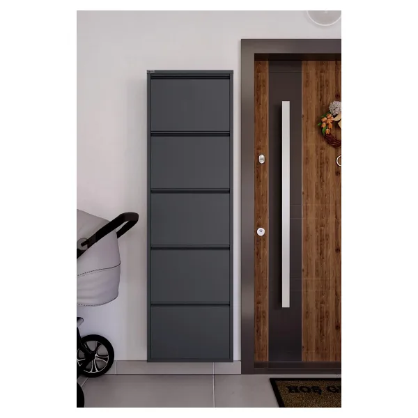Ceha Antrasit 5'li Metal Ayakkabılık