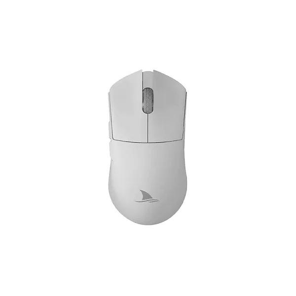 Darmoshark M3 Pro Beyaz Şarjlı Makrolu Optik Kablolu/Kablosuz Oyuncu Mouse