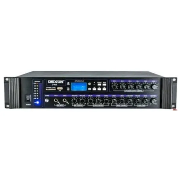 Dexun D-400 6 Bölgeli 500W 100V Hat Trafolu Mixer Amfi