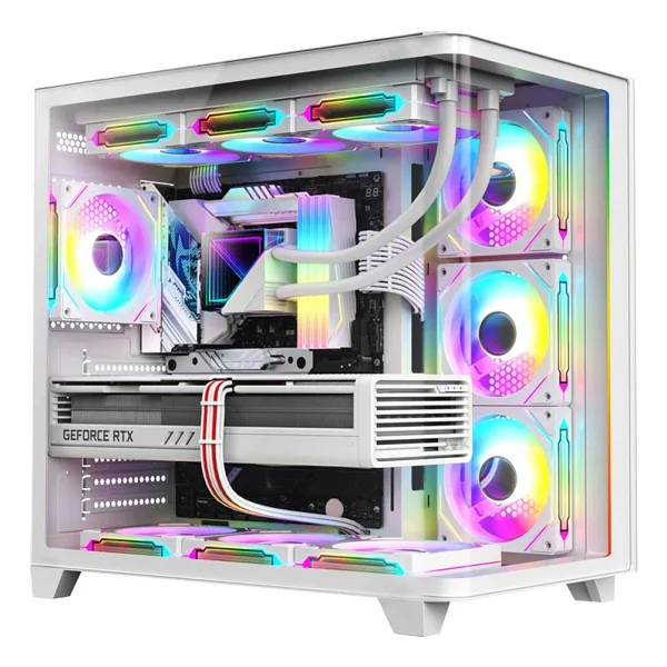 Dragos Ocean Curved Pro V2 ARGB Fanlı 750 W E-ATX Oyuncu Kasası