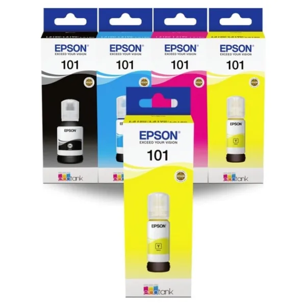 Epson 101 Ecotank L6290 Orjinal 4 Renk Mürekkep Takımı+ 1 Sarı X1 103 664 673 112
