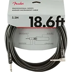 Fender Professional Düz/L Uçlu 5m Siyah Enstrüman Kablosu