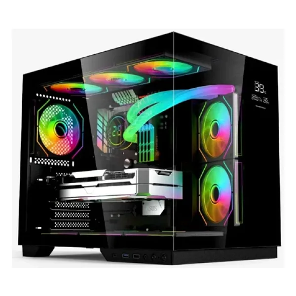 GAMETECH Prıme Grand 7 Adet A-rgb Fanlı Dereceli Akvaryum Oyuncu Kasası