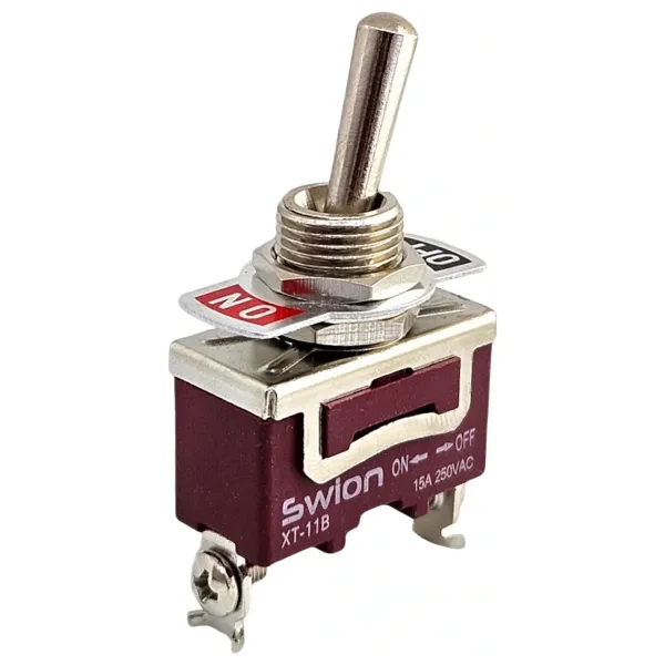IC-152S-2 SWION Toggle Switch On-Off 15A 2P Ø12mm XT11-B