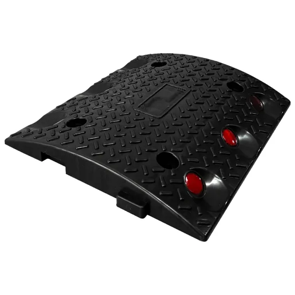 İleri Trafik Oval Plastik Yol Kasisi 30 X 33 X 4 Cm Siyah