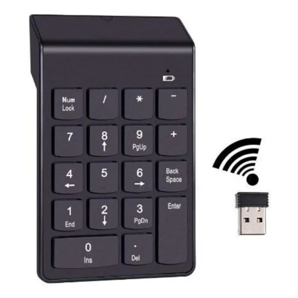Kablosuz Numpad Kablosuz Sayısal Tuş Takımı Numeric Klavye