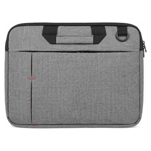 Kaliteli Notebook Taşıma Çantası 2 Gözlü Gri 15.6"