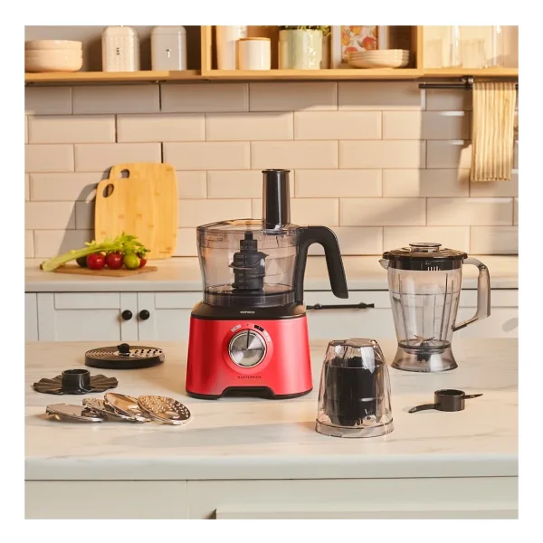 Karaca Mastermaid Power Multifunctional 10in1 Kırmızı 2000 W Gıda Hazırlama Seti