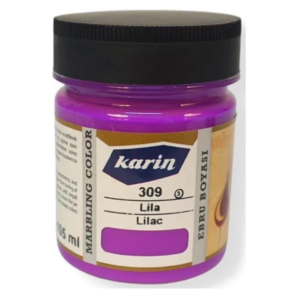 Karin Ezilmis Ebru Boyasi 105Ml 309 Lila
