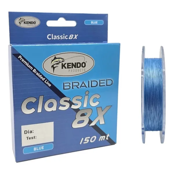 Kendo Classic 8X 150 m 0.10 mm 5.5 kg Blue İp Misina