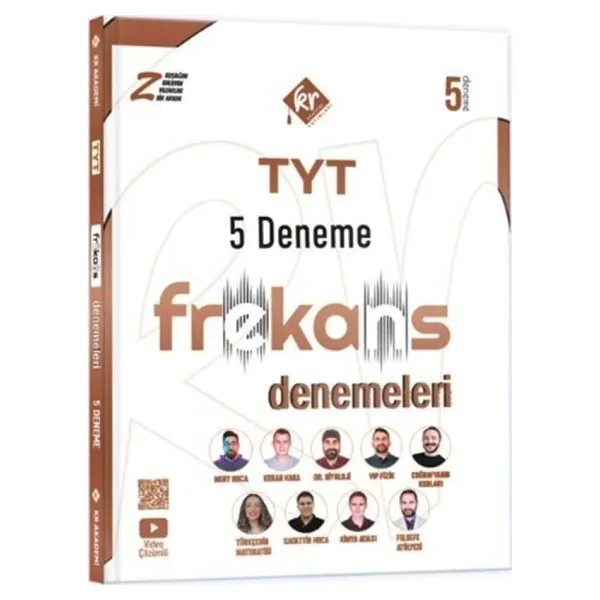 KR Akademi Yayınları TYT 5 Frekans Denemeleri