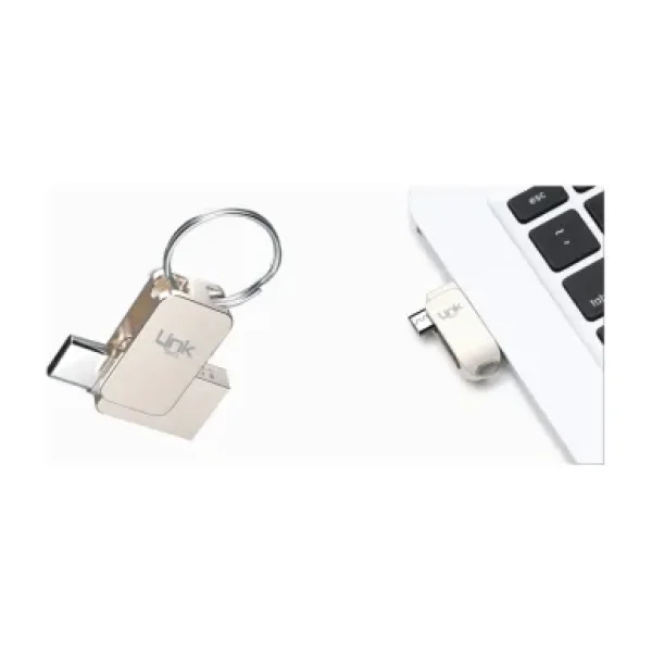 LinkTech T664 Premium OTG Type-C 64 GB Flash Bellek