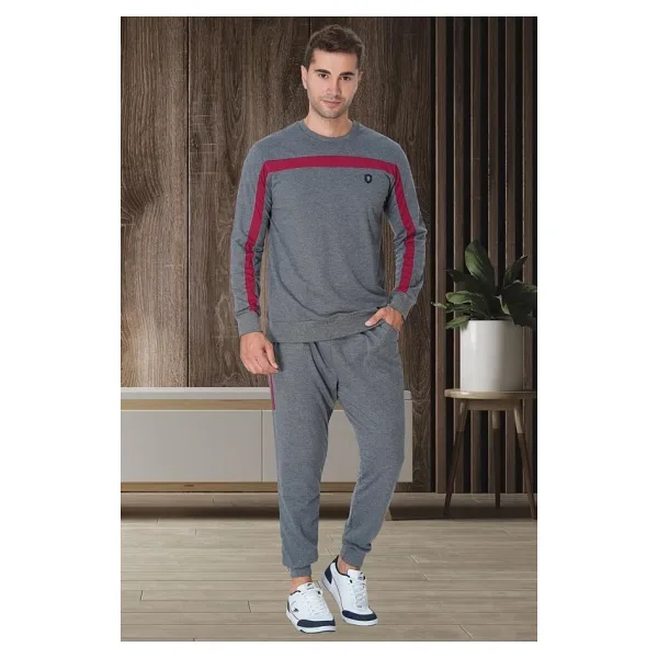 Mecit 2784 Füme Büyük Beden Erkek Pijama Takımı