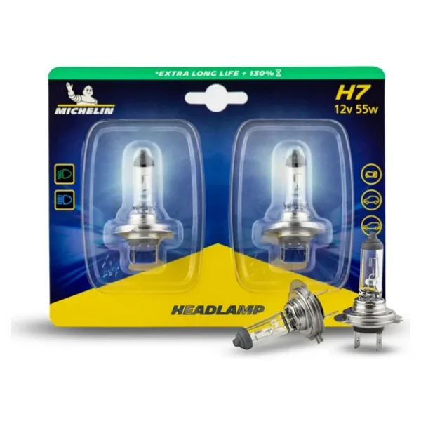 Michelin MC32293 12 V 55 W 2'li H7 Halojen Oto Ampul