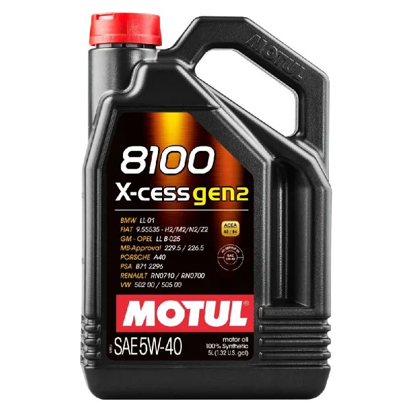 Motul 8100 X-Cess 5W-40 5 lt Motor Yağı - 2022