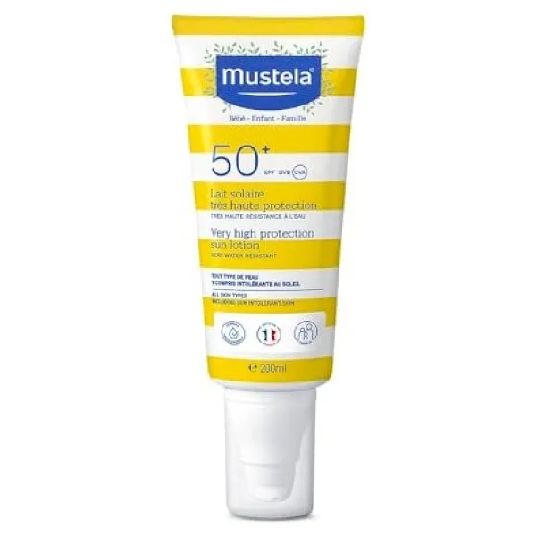 Mustela Çok Yüksek Koruma 200 ml 50 Faktör Güneş Losyonu