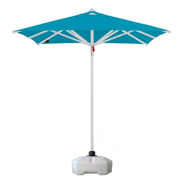 Ods Sunminyum 225X225 Polyester Kumaşlı + 50 Litre Bidonlu Bahçe Şemsiyesi - Turkuaz
