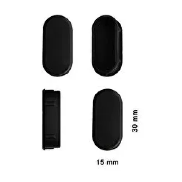 Oval Profil İç Tapa 15x30 Mm 4 Adet