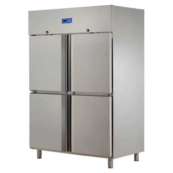 Öztiryakiler 7919.12NMV.10 Monoblok 4 Kapılı Dik Tip Buzdolabı, Gn 1200 Nmv Model, 304 Kalite