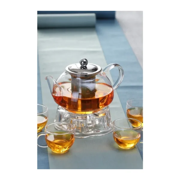 Paçi 1600ML Isıya Dayanıklı Süzgeçli Cam Demlik