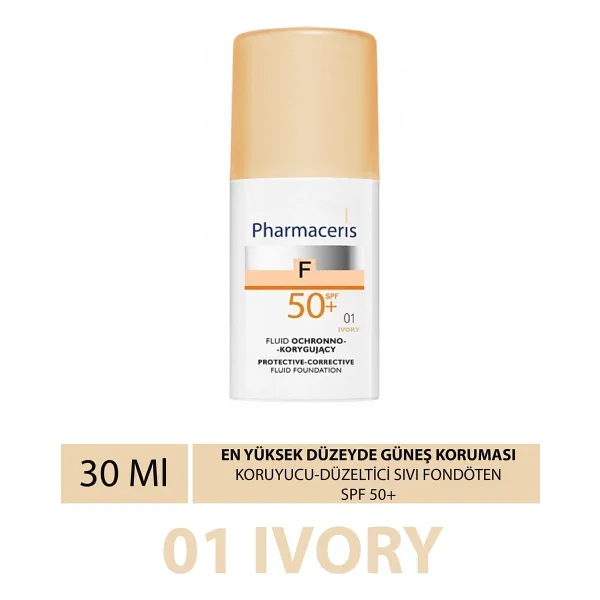 Pharmaceris F Protective Corrective SPF 50+ 01 Ivory 30 ml Fondöten
