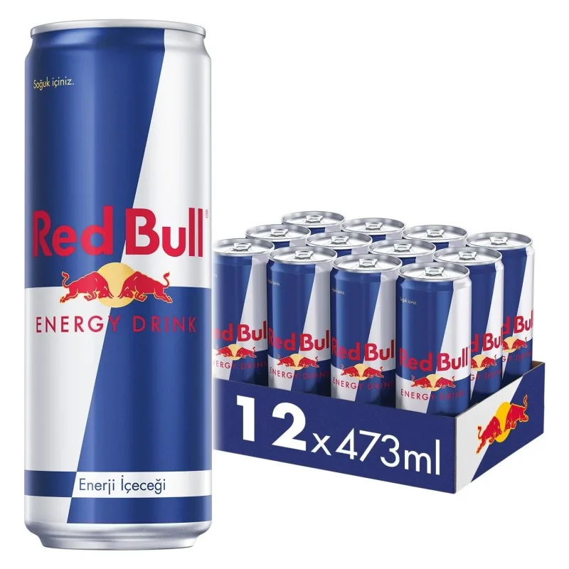 Red Bull 473 ml 12'li Paket Enerji İçeceği