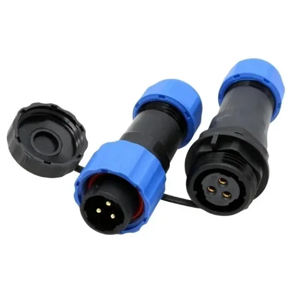 SD16 3 Pin 16mm Su Geçirmez Konnektör Takımı
