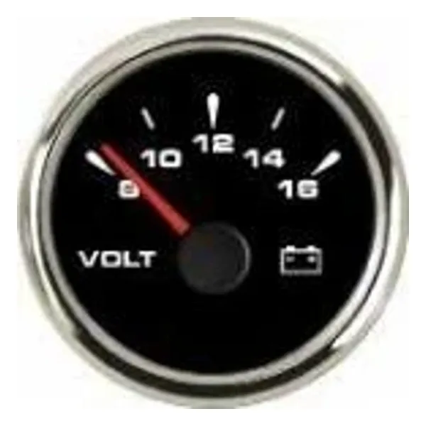 Sealux Voltmetre Ø52mm Siyah 24v