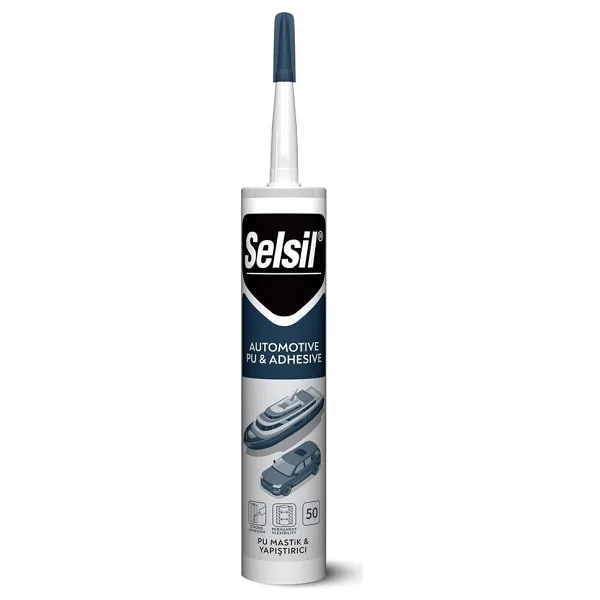 SELSİL PU MASTİK 280 ML SİYAH
