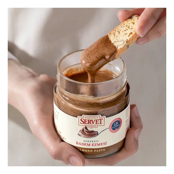 Servet Şekersiz Badem Ezmesi 200 gr