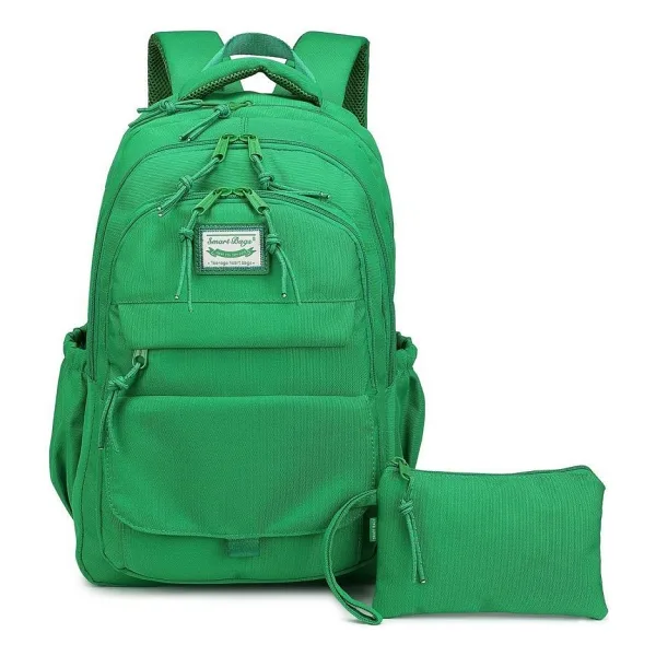 Smart Bags 3235 Yeşil Kalemlik + Okul Çantası