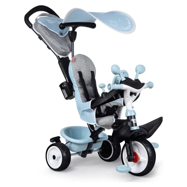 Smoby Baby Driver Comfort 3'ü 1 Arada Mavi Bebek Bisikleti