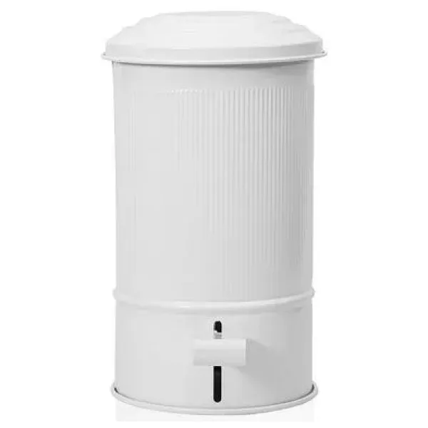 The Mia Stripe Beyaz 5 lt Banyo Çöp Kovası