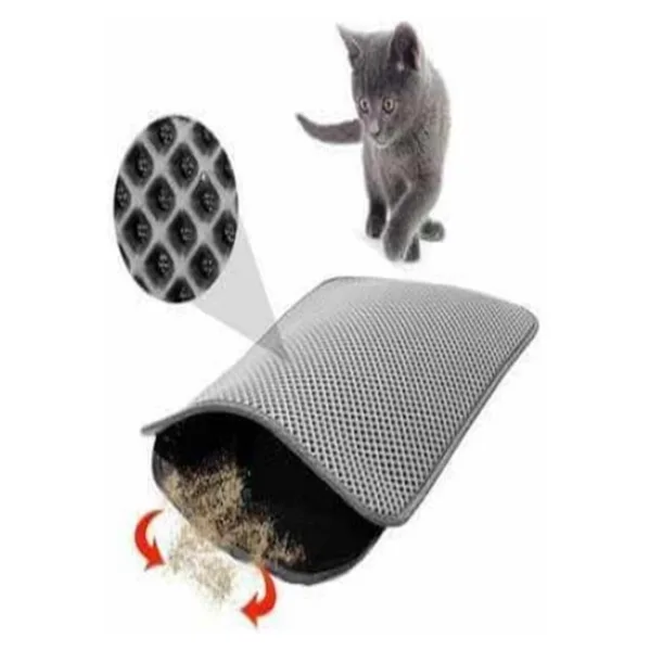 Tineke 60x42 cm Elekli Kedi Tuvalet Önü Paspası