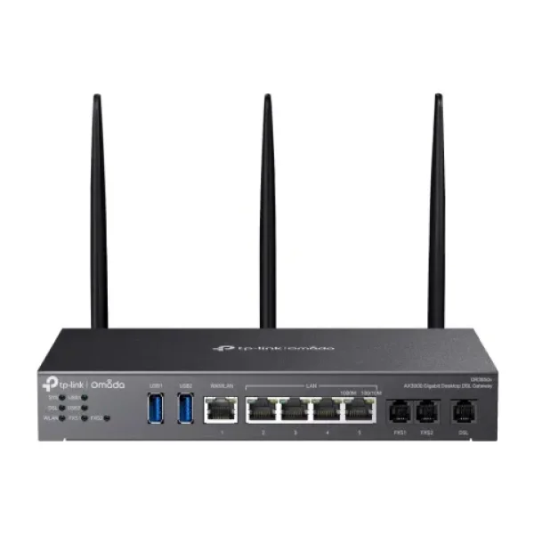 TP-Link Omada DR3650v 4 Port 3000 Mbps VDSL2 Modem