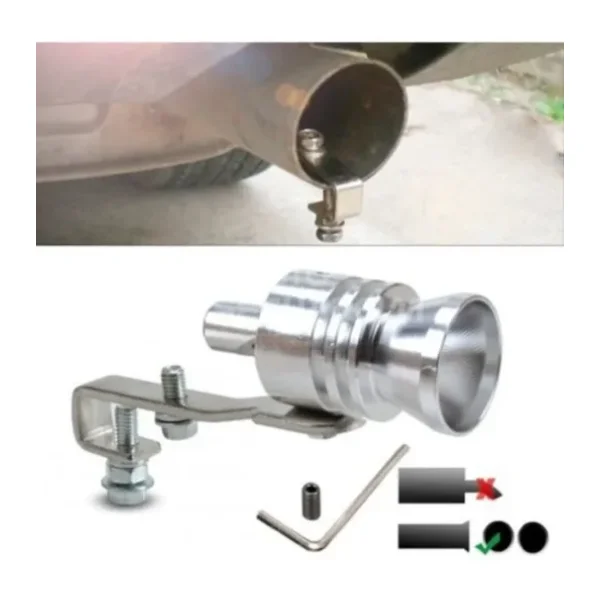 Turbo Islık Sesi Veren Egzoz Aparatı Large 29MM