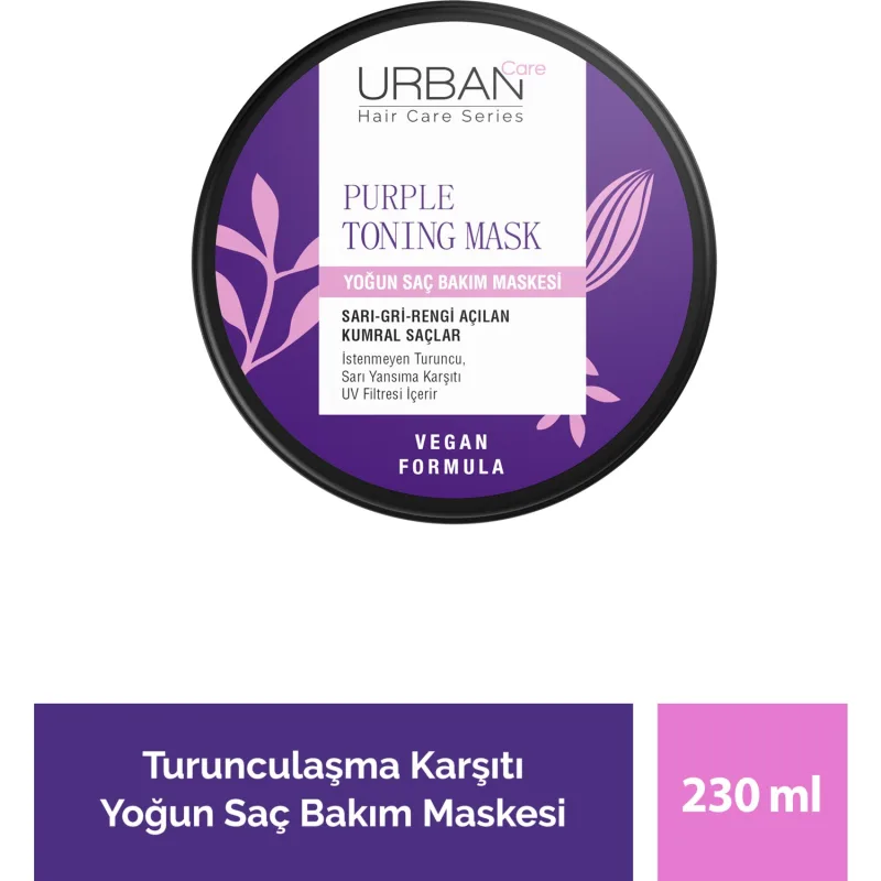 Urban Care Mor Turunculaşma Karşıtı Yoğun Saç Bakım Maskesi 230 ml