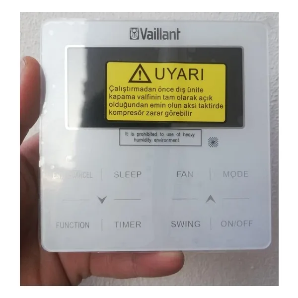 Vaillant Vrf Duvar Tipi Dokunmatik Klima Kumandası
