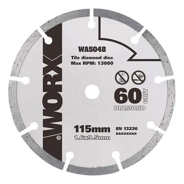 Worx WA5048 115 x 9.5 mm Elmas Daire Testere Bıçağı