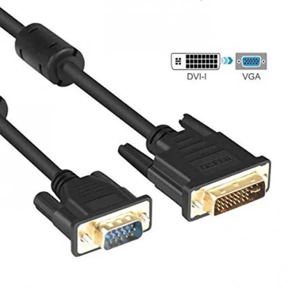 5M 24+5 Dvi To Vga Kablo - Çift Filitreli