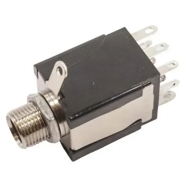 6.3mm Stereo Jack Dişi Şase - Kare Tip