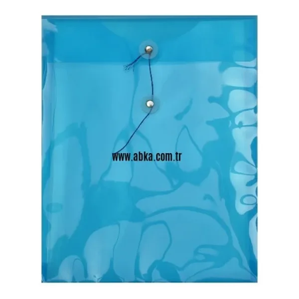 Abka Dosya Körüklü İplikli Mavi (3 Adet)