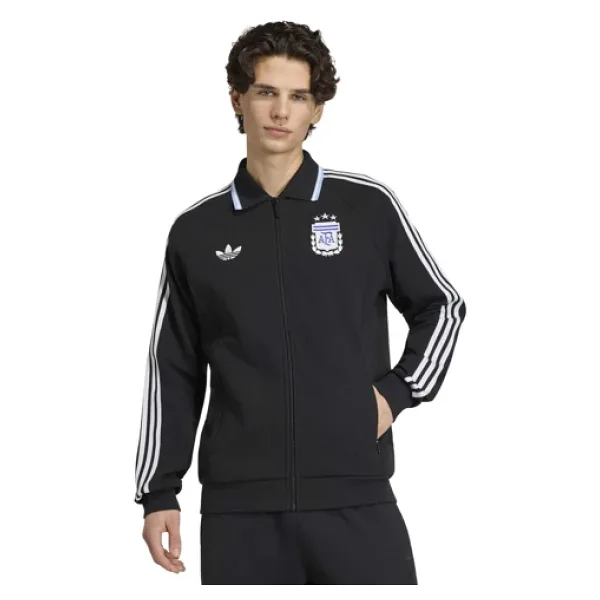 Adidas Erkek Futbol Eşofman Üstü Arjantin A Og Jk JZ6287 - Siyah