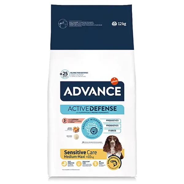 Advance Medium & Maxi Sensitive Somonlu 12 kg Yetişkin Köpek Maması