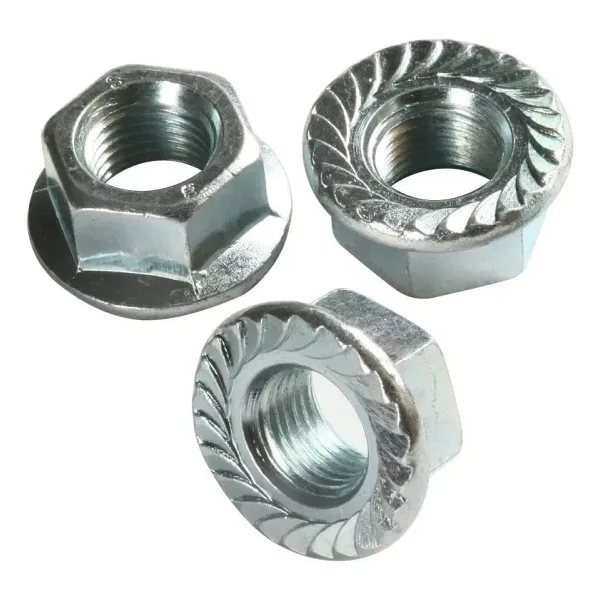 Altıköşe Flanşlı Somun M6 - 100 Adet